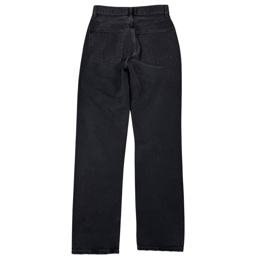 Agolde Jeans Womens 25 Blue 90s Pinch Waist High Rise Straight Button Fly Black - Picture 2 of 14